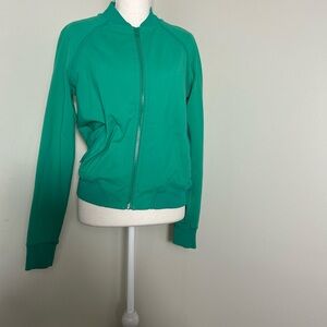 lululemon athletica Vibrant Teal Bomber Jacket